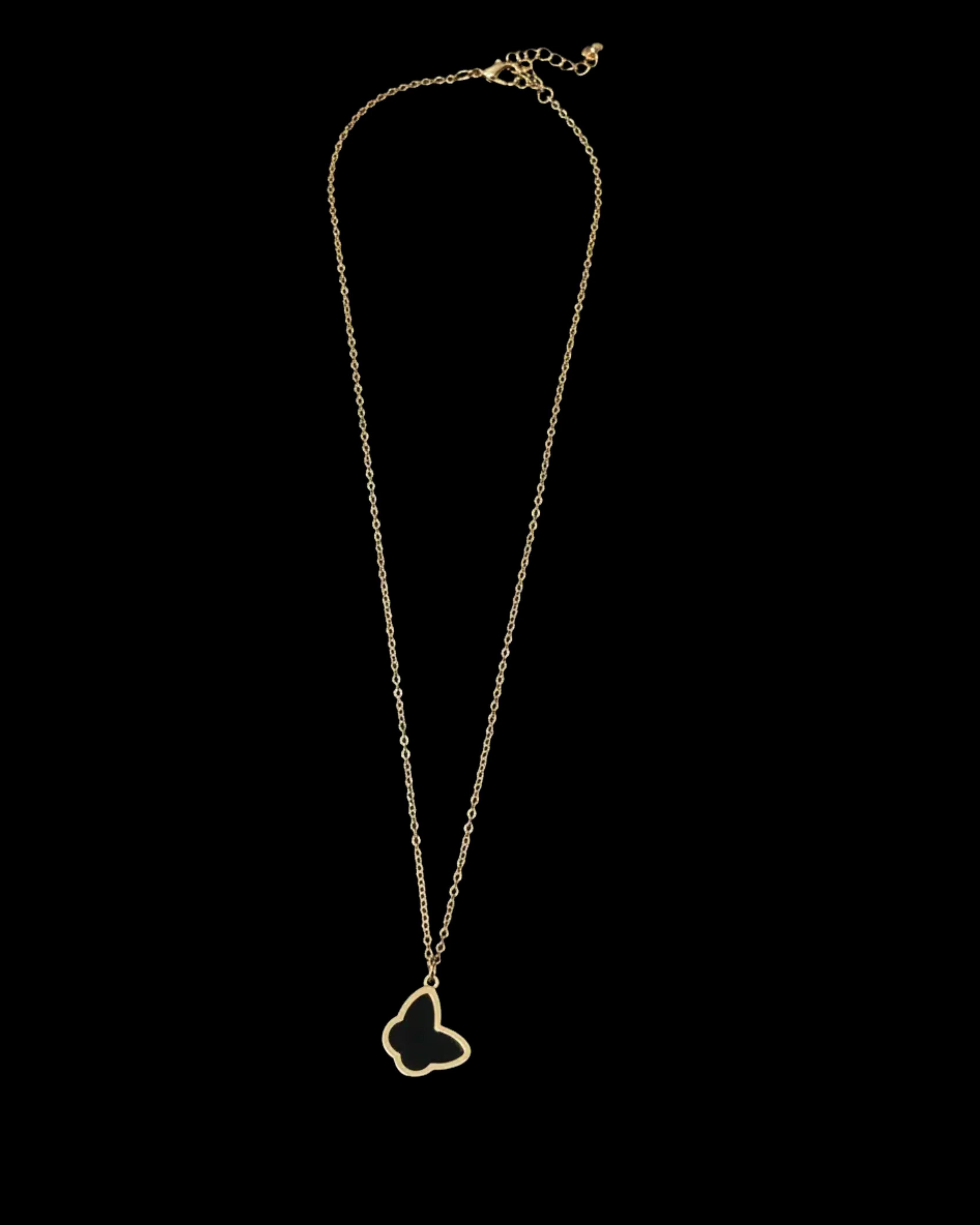 Butterfly Pendant (Black)