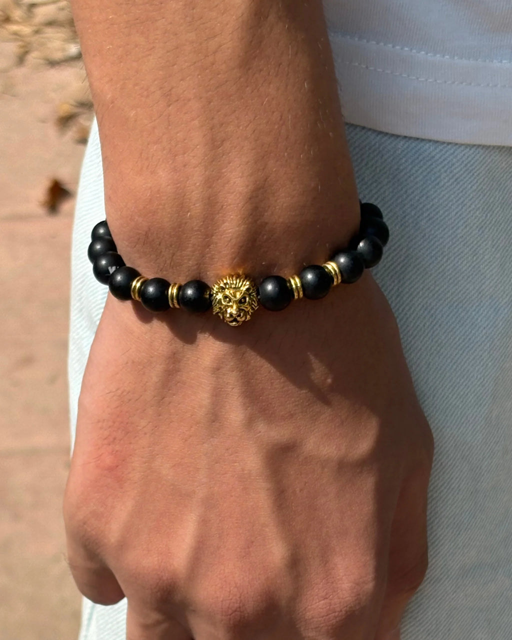 Alpha Gold Bracelet