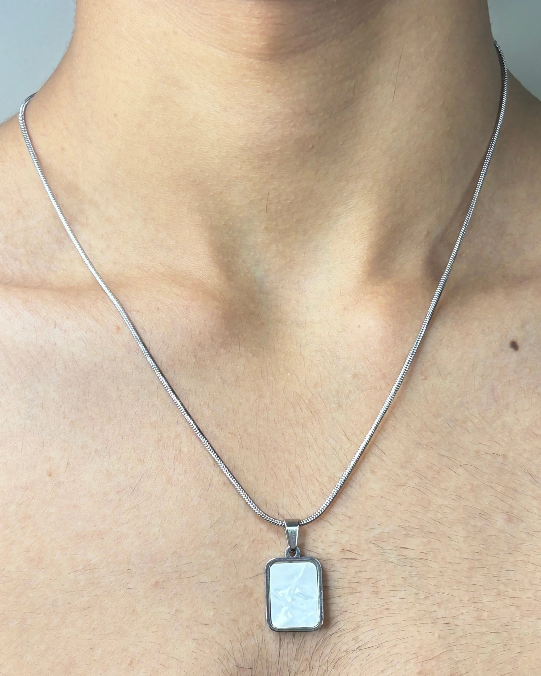 Silver Marbella Pendant