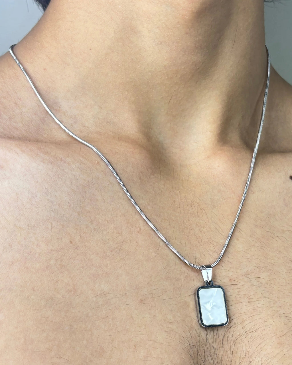 Silver Marbella Pendant