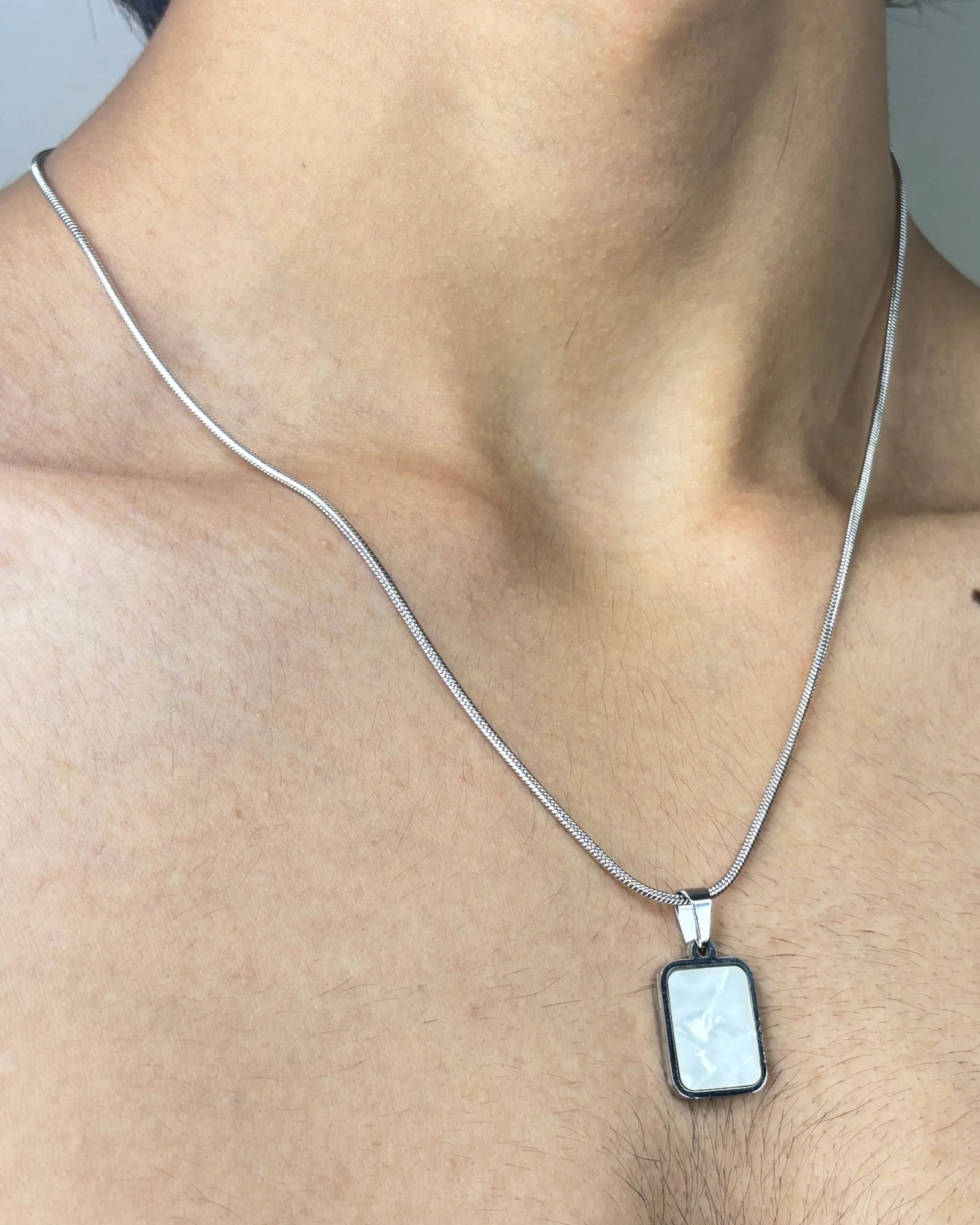 Silver Marbella Pendant