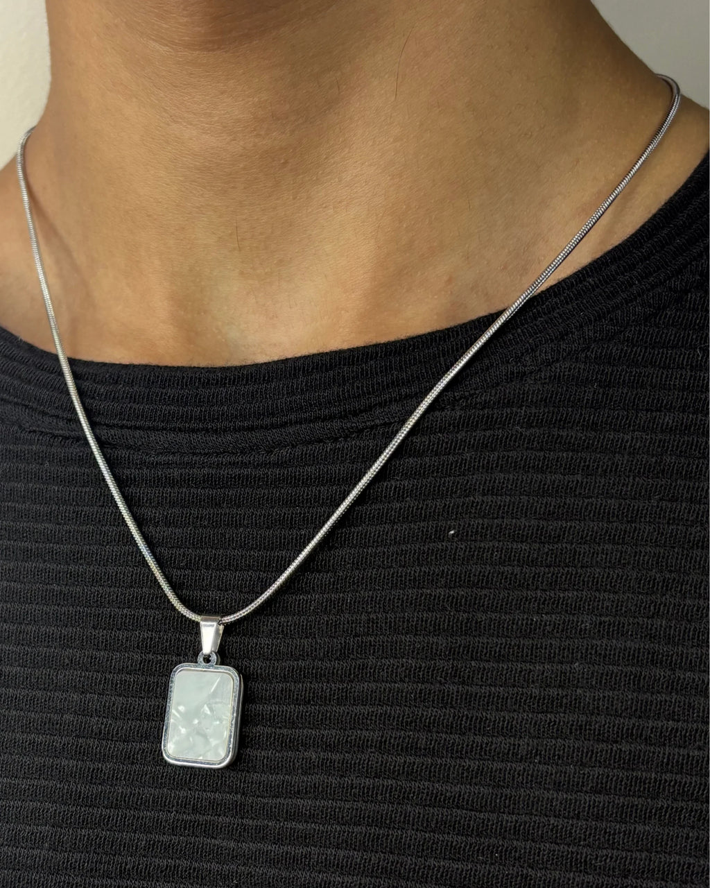 Silver Marbella Pendant