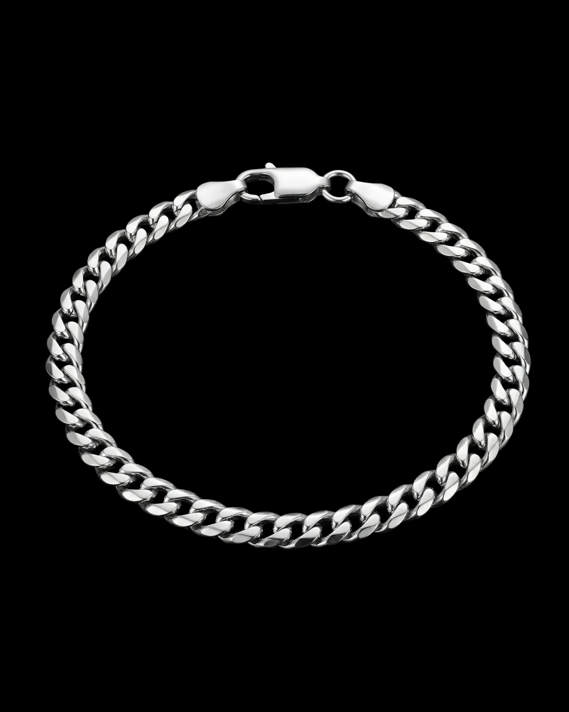 Cuban Curb Link Bracelet (4mm)