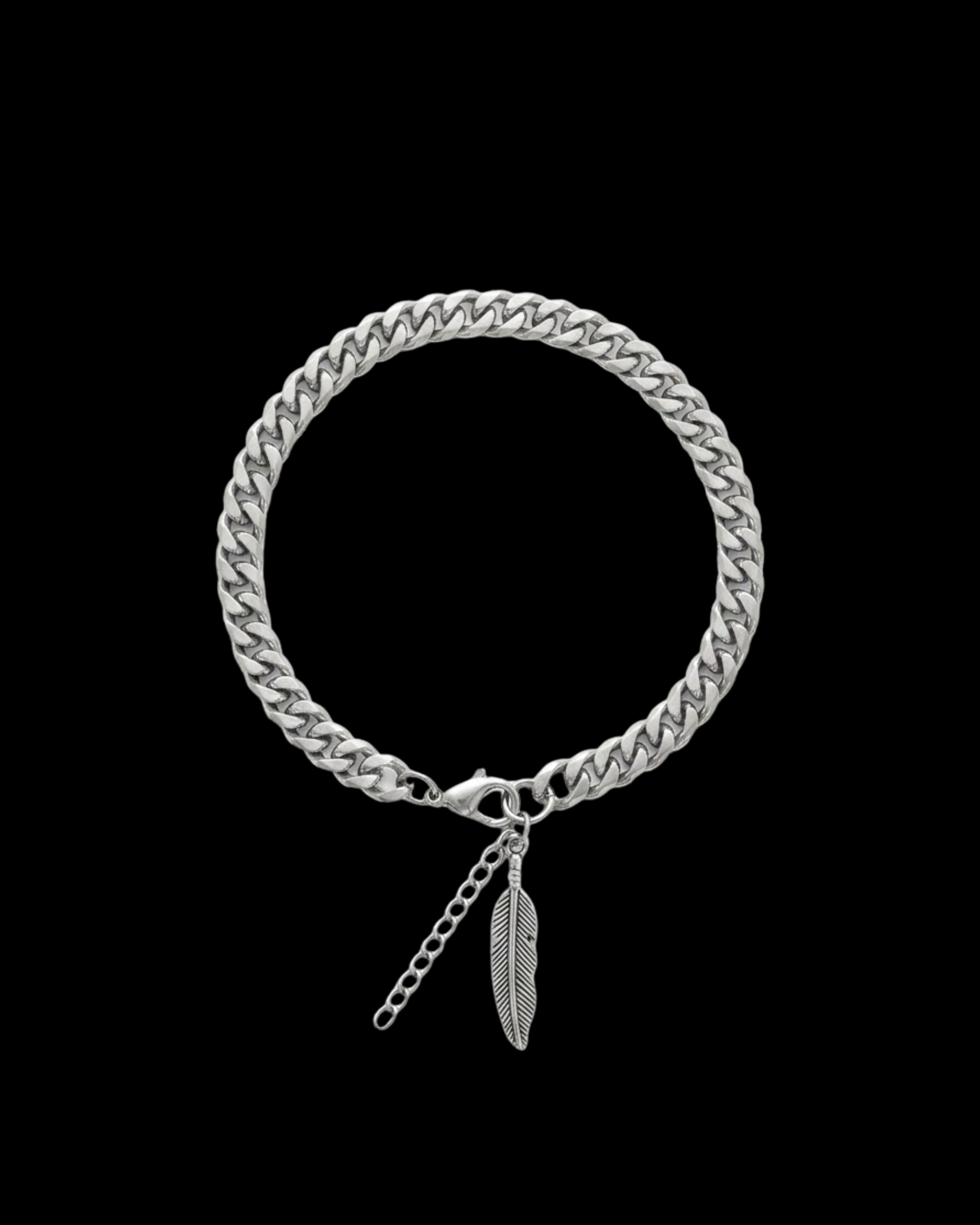 Cuban Raven Bracelet (5mm)