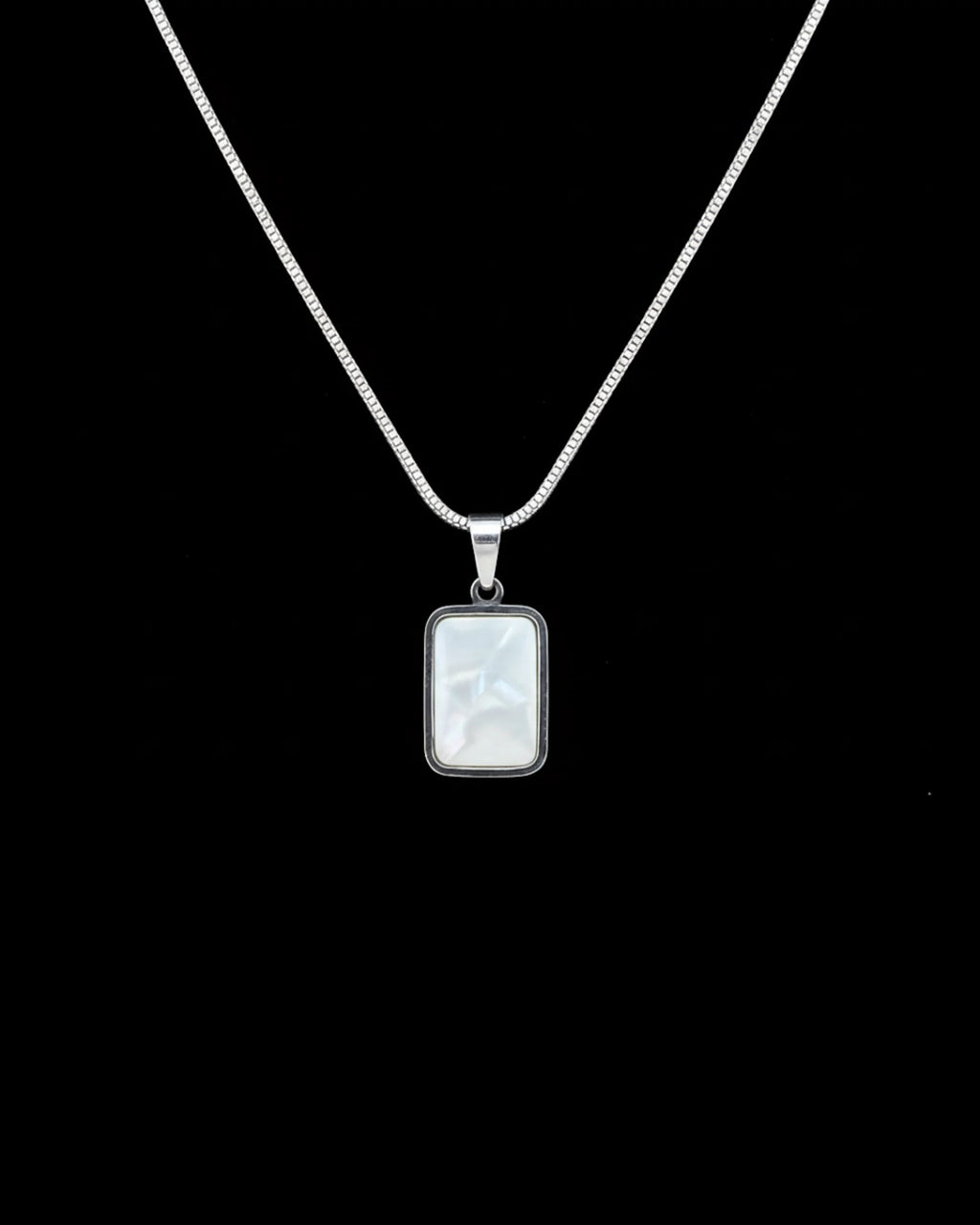 Silver Marbella Pendant