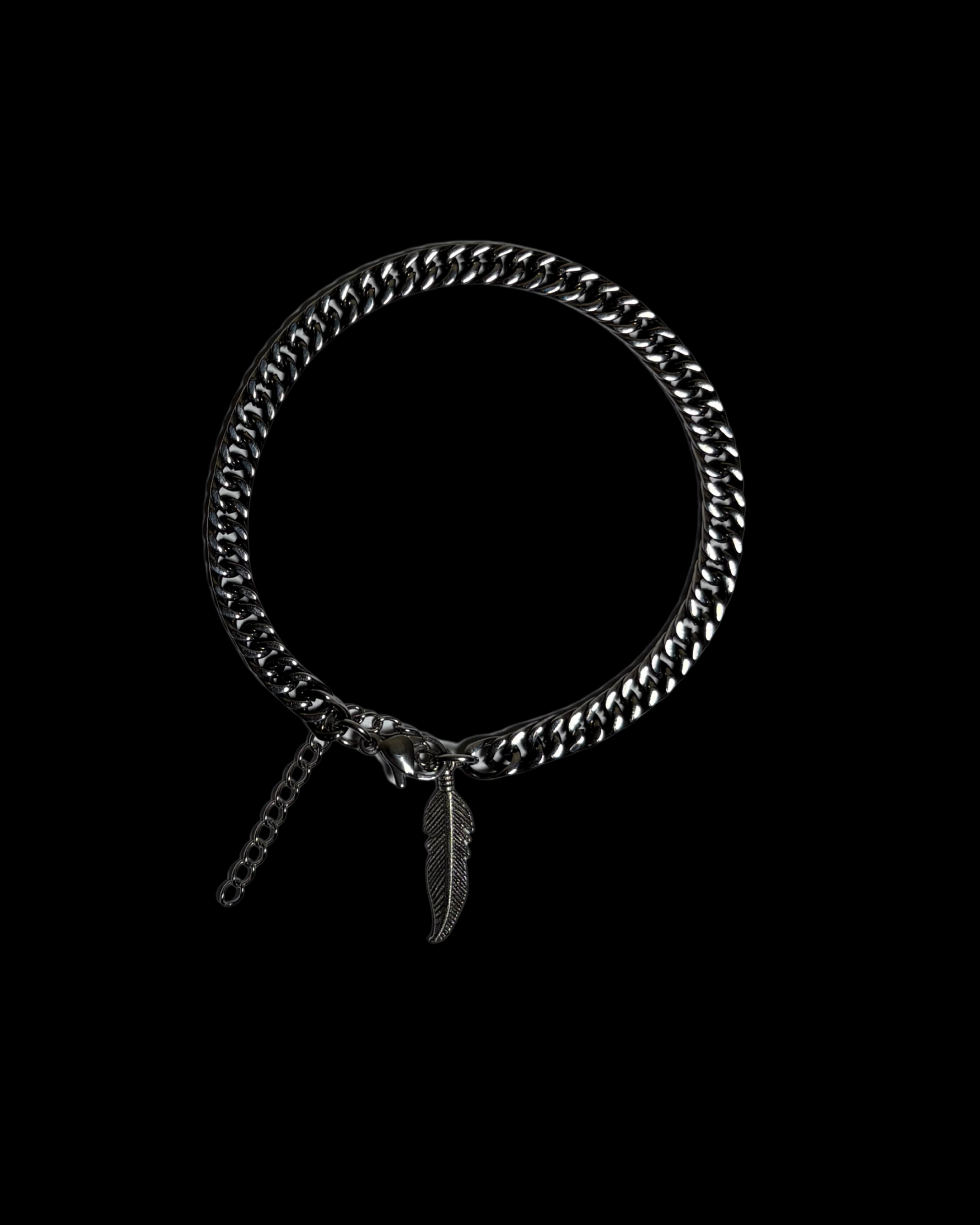 Cuban Raven Bracelet (5mm)